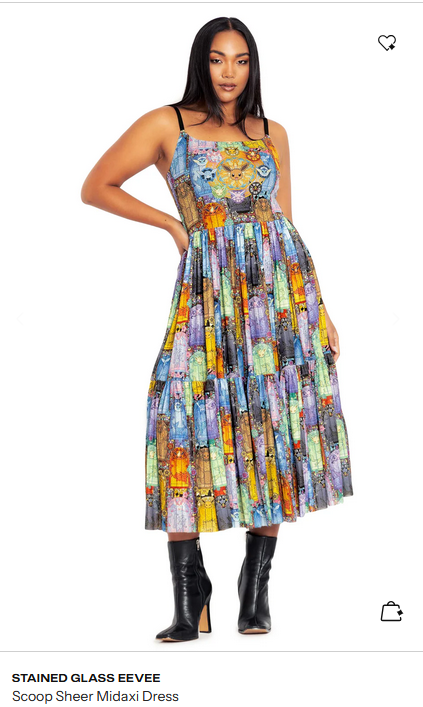 Blackmilk Stained glass eevee dress