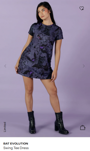Blackmilk Zubat line dress