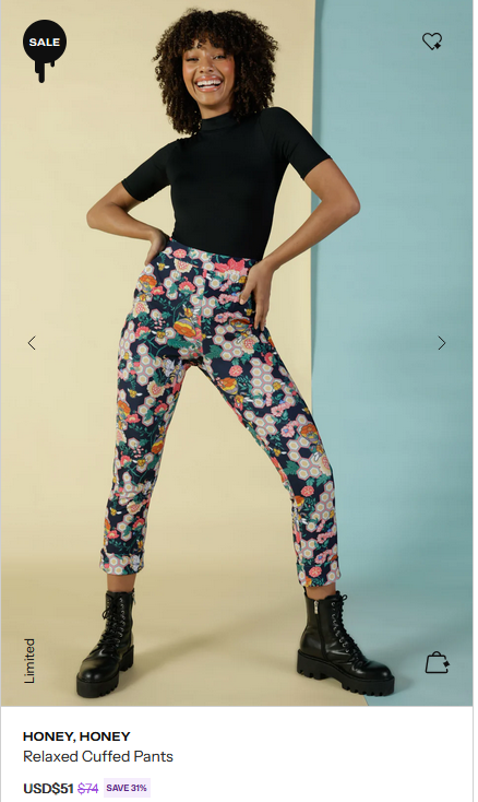 Blackmilk Vespiquen, Beedrill pants