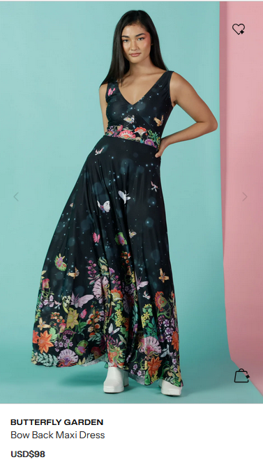 Blackmilk Butterfly-Pokemon-themed dress