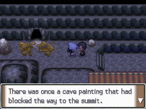 Cave painting shattered