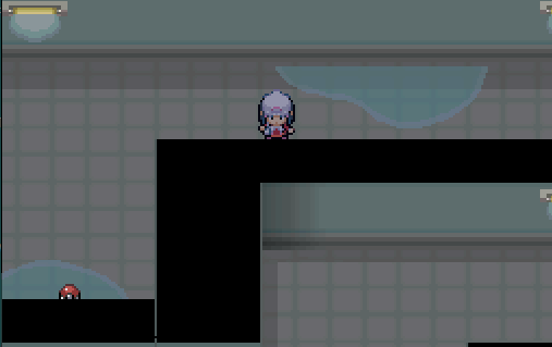 Underground of the Veilstone HQ. There appear to be water leaks.